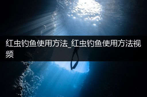 红虫钓鱼使用方法_红虫钓鱼使用方法视频