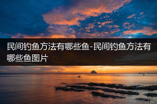 民间钓鱼方法有哪些鱼-民间钓鱼方法有哪些鱼图片